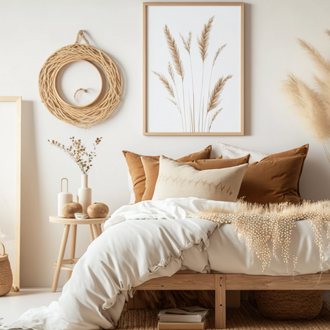 Schlafzimmer-Neugestaltung im Boho-Design mit VidaXL-Produkten