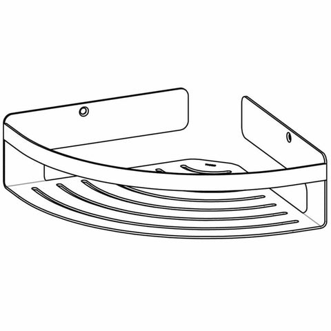 Tiger Eckablage für Dusche Caddy Chrom Groß 1400630346