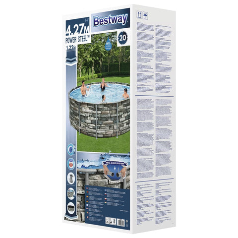 Bestway Power Steel Swimming Pool 427x122 cm