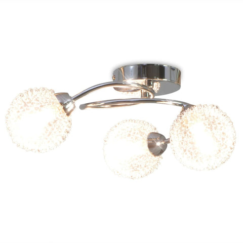 Deckenleuchte mit 3 LED-Glühlampen G9 120 W