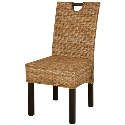 hocami - Esszimmerstühle 2 Stk. Kubu-Rattan Mangoholz - esszimmerstuhle-2-stk-kubu-rattan-mangoholz-1 - 