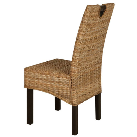 hocami - Esszimmerstühle 2 Stk. Kubu-Rattan Mangoholz - esszimmerstuhle-2-stk-kubu-rattan-mangoholz-1 - 