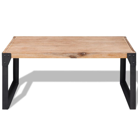 vidaXL Couchtisch Massivholz Akazie 100x60x45 cm