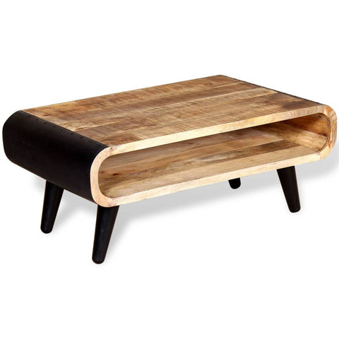 vidaXL Couchtisch Raues Mangoholz 90x55x39 cm