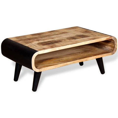 vidaXL Couchtisch Raues Mangoholz 90x55x39 cm