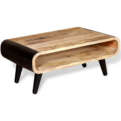 vidaXL Couchtisch Raues Mangoholz 90x55x39 cm