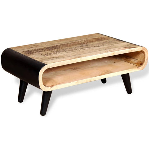 vidaXL Couchtisch Raues Mangoholz 90x55x39 cm