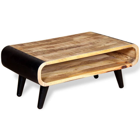 vidaXL Couchtisch Raues Mangoholz 90x55x39 cm