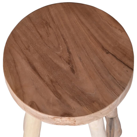 vidaXL Barhocker Teak Massivholz