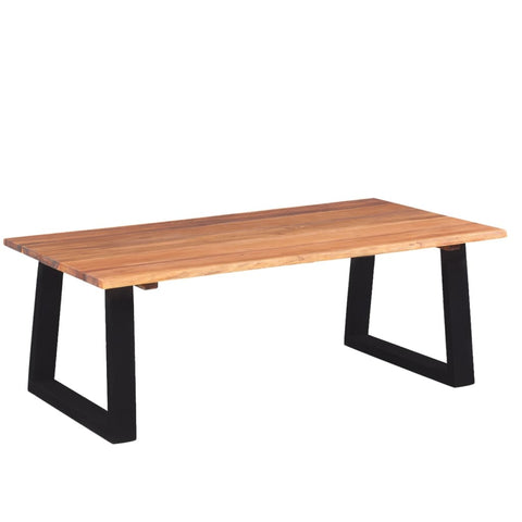 vidaXL Couchtisch Massivholz Akazie 110x60x40 cm