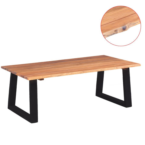 vidaXL Couchtisch Massivholz Akazie 110x60x40 cm