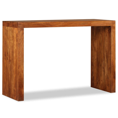 vidaXL Konsolentisch Massivholz mit Honigfarbener Politur 110x40x76 cm