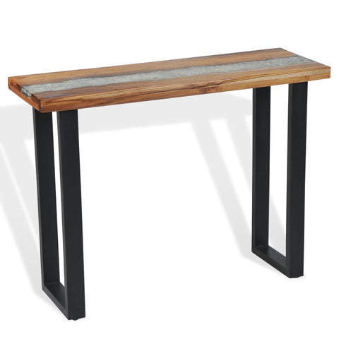 vidaXL Konsolentisch Teak 100 x 35 x 75 cm