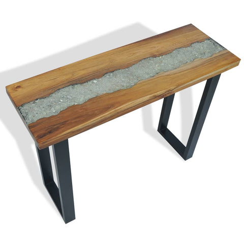 vidaXL Konsolentisch Teak 100 x 35 x 75 cm