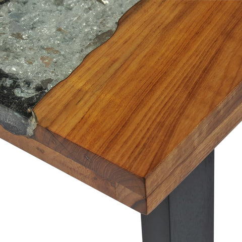 vidaXL Konsolentisch Teak 100 x 35 x 75 cm