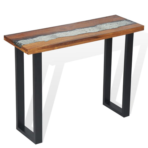 vidaXL Konsolentisch Teak 100 x 35 x 75 cm