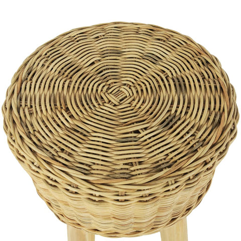 vidaXL Barhocker Natur Rattan