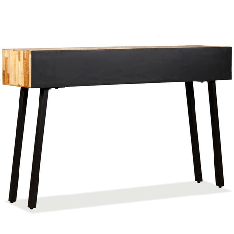 vidaXL Konsolentisch Recyceltes Teak Massiv 120 x 30 x 76 cm