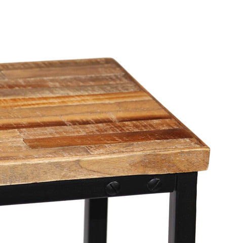 vidaXL Konsolentisch Recyceltes Massivholz Teak 90 x 30 x 76 cm