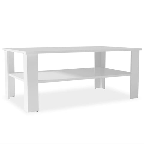 vidaXL Couchtisch Holzwerkstoff 100x59x42 cm Weiß