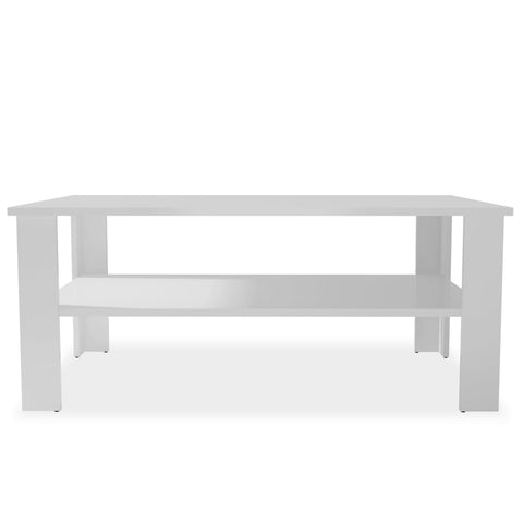 vidaXL Couchtisch Holzwerkstoff 100x59x42 cm Weiß