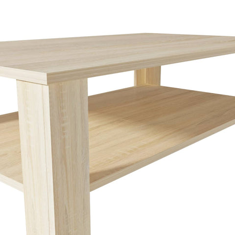 vidaXL Couchtisch Holzwerkstoff 100x59x42 cm Eiche