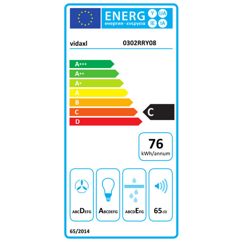 Insel-Dunstabzugshaube 90 cm LCD Touch-Sensor 756 m³/h LED