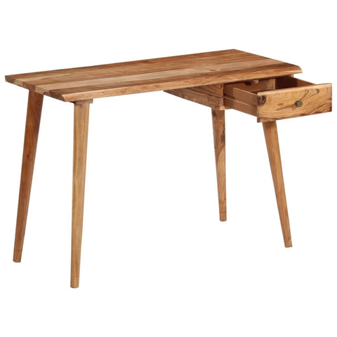 vidaXL Schreibtisch Akazienholz Massiv 110 x 50 x 76 cm