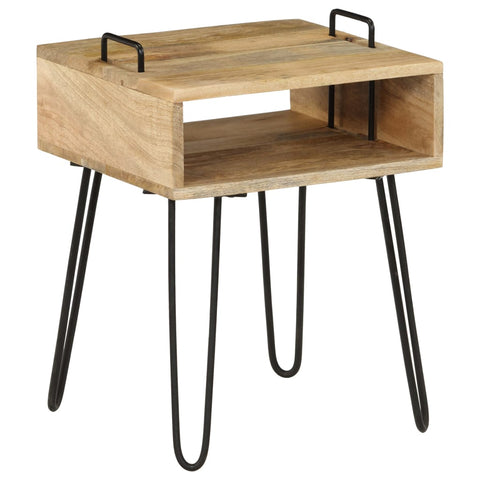 vidaXL Nachttisch Massivholz Mango 40x34x47 cm