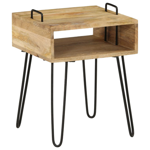 vidaXL Nachttisch Massivholz Mango 40x34x47 cm