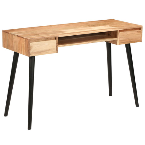 vidaXL Schreibtisch Akazienholz Massiv 118 x 45 x 76 cm