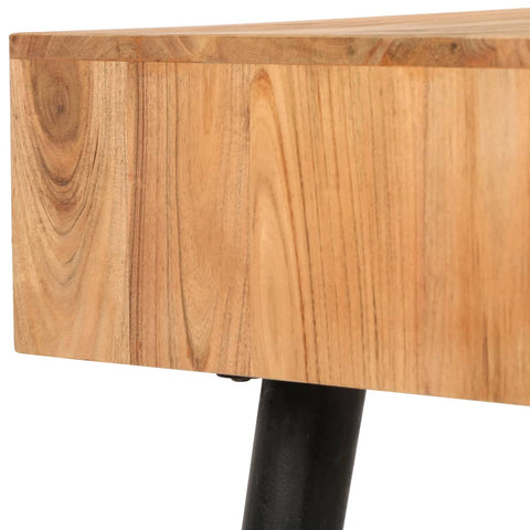 vidaXL Schreibtisch Akazienholz Massiv 118 x 45 x 76 cm