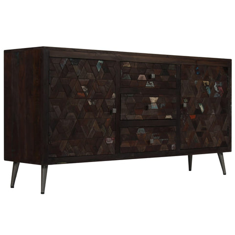 vidaXL Sideboard Altholz Massiv 160x40x80 cm