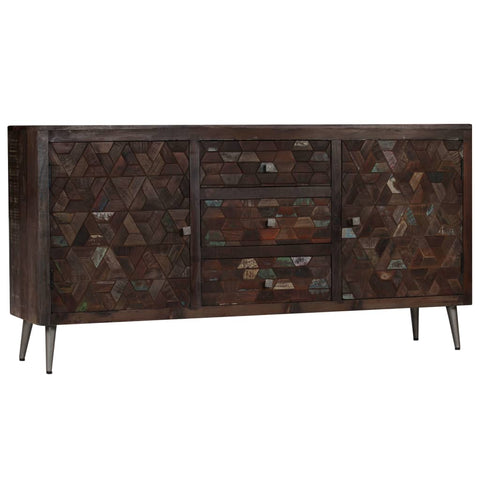 vidaXL Sideboard Altholz Massiv 160x40x80 cm