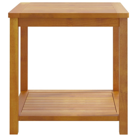 vidaXL Beistelltisch Massivholz Akazie 45x45x45 cm