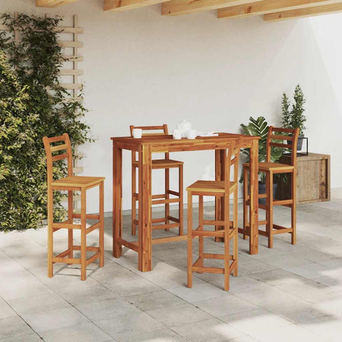 hocami - Bartisch Massivholz Akazie 120x60x105 cm - bartisch-massivholz-akazie-120x60x105-cm - 