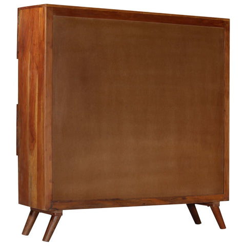 vidaXL Highboard Altholz Massiv 150x40x152 cm