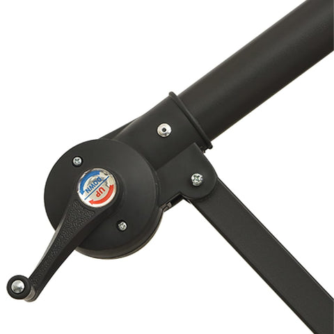 hocami - Ampelschirm mit LED-Beleuchtung und Stahl-Mast 300 cm Anthrazit - ampelschirm-mit-led-beleuchtung-und-stahl-mast-300-cm-anthrazit - 