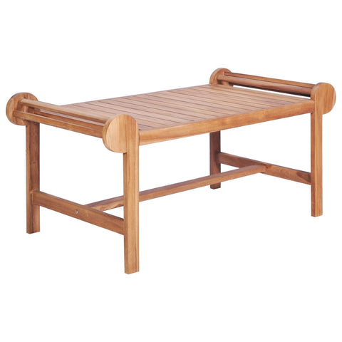 vidaXL Couchtisch 100x50x45 cm Massivholz Teak