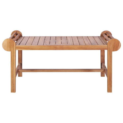 vidaXL Couchtisch 100x50x45 cm Massivholz Teak