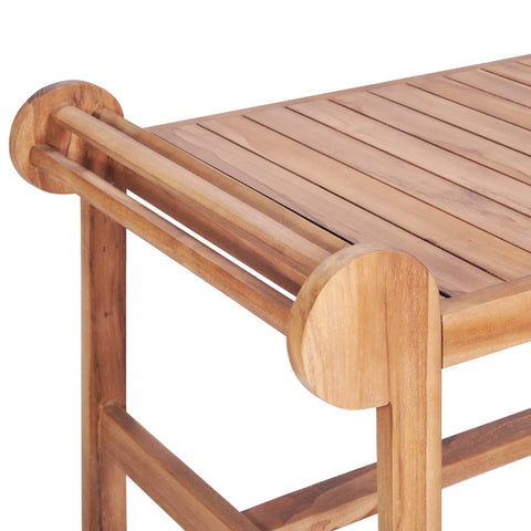 vidaXL Couchtisch 100x50x45 cm Massivholz Teak