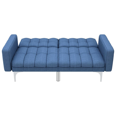 Schlafsofa Blau Stoff