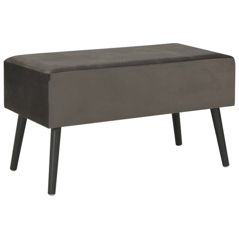 vidaXL Couchtisch Grau 80x40x46 cm Samt