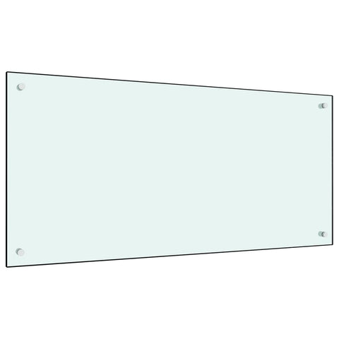 hocami - Küchenrückwand Weiß 100x50 cm Hartglas - kuchenruckwand-weiss-100x50-cm-hartglas - 