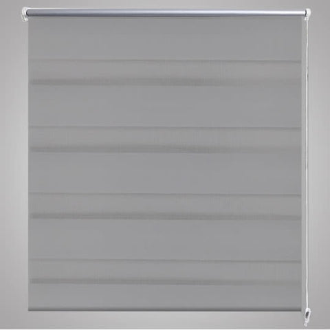 Doppelrollo Seitenzug 100 x 175 cm grau