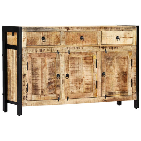 vidaXL Sideboard 120x35x76 cm Massivholz Mango