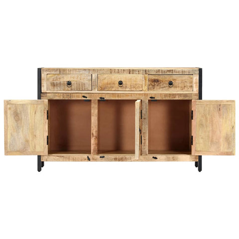 vidaXL Sideboard 120x35x76 cm Massivholz Mango