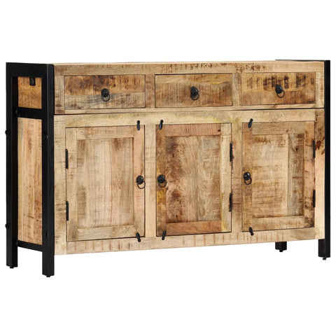 vidaXL Sideboard 120x35x76 cm Massivholz Mango