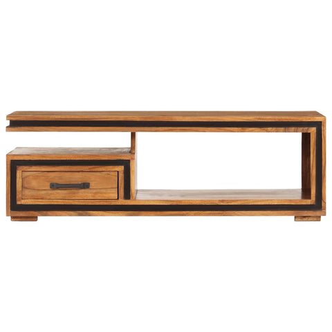 vidaXL Couchtisch Massivholz Akazie 100x45x33 cm