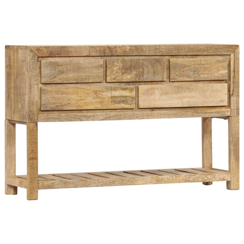 vidaXL Sideboard 120x30x75 cm Massivholz Mango